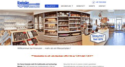 Desktop Screenshot of kneissler-messer.de